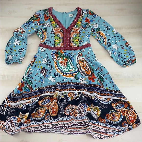 ANTHROPOLOGIE Akemi + Kin Karmina Beaded Dress - Picture 2 of 12